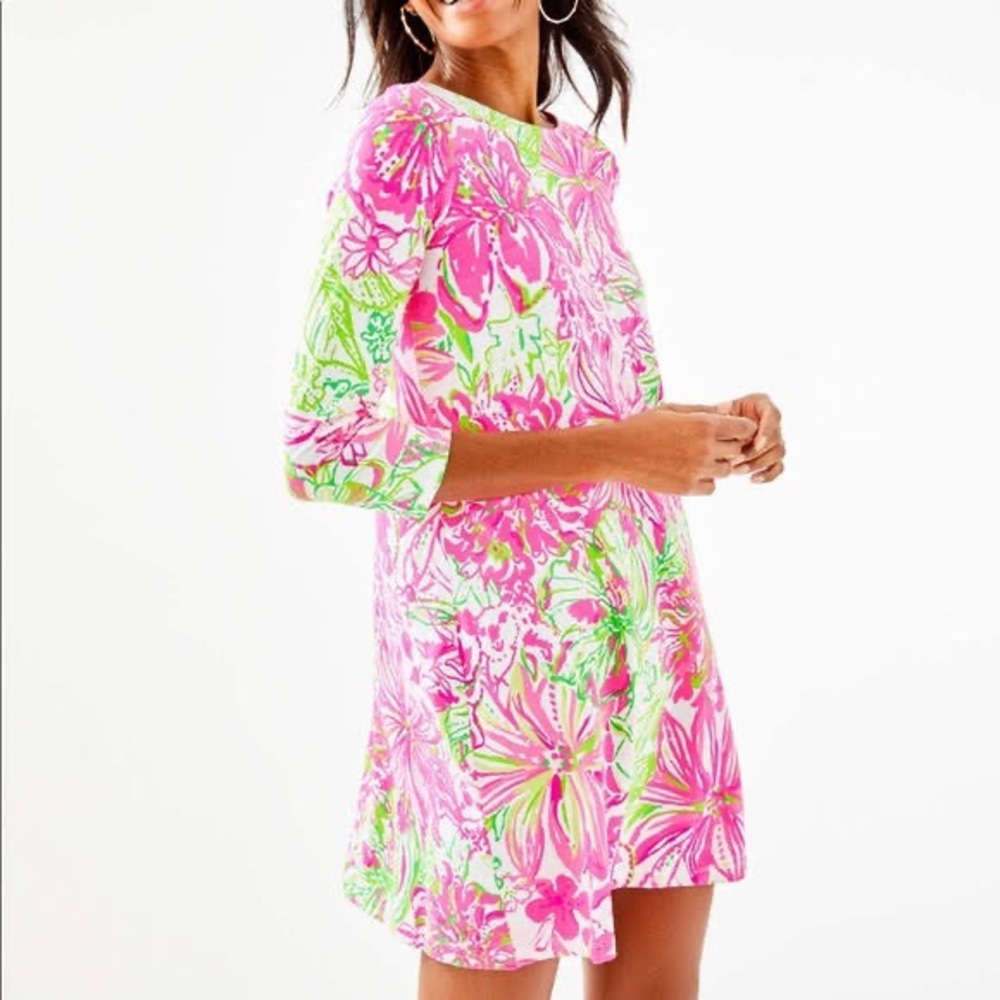 EUC Lilly Pulitzer Ophelia Swing Ladder Back Dress in Koala Me Maybe Print (XS)